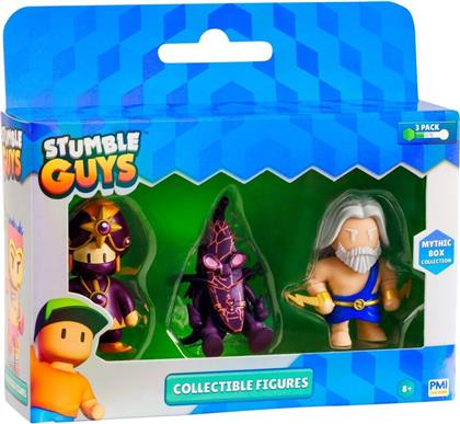 STUMBLE GUYS MYTHIC ΣΥΛΛΕΚΤΙΚΕΣ ΦΙΓΟΥΡΕΣ 6CM 3 PACK-5 ΣΧΕΔΙΑ (TUY30000) GIOCHI PREZIOSI