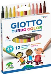 ΜΑΡΚΑΔΟΡΟΙ TURBO COLOR 12ΤΜΧ 000526900 GIOTTO SKINTONES