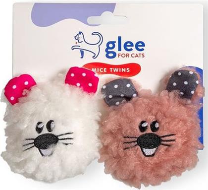 ΠΑΙΧΝΙΔΙ ΓΑΤΑΣ MICE DOT TWINS ΜΕ CATNIP (10X6CM) GLEE