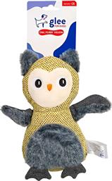 ΠΑΙΧΝΙΔΙ OWL FURRY BELLY ΚΙΤΡΙΝΟ SQUEAKΥ (23CM) GLEE