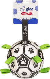ΠΑΙΧΝΙΔΙ ΣΚΥΛΟΥ SOCCER BALL ΛΕΥΚΟ ΜΑΥΡΟ LARGE (18X18CM) GLEE