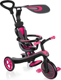 ΤΡΙΚΥΚΛΟ TRIKE EXPLORER 4IN1 ΦΟΥΞΙΑ PINK (632-110) GLOBBER