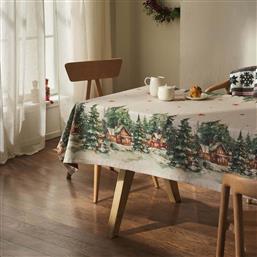 ΧΡΙΣΤΟΥΓΕΝΝΙΑΤΙΚΟ ΤΡΑΠΕΖΟΜΑΝΤΗΛΟ (135X135) XMAS 205 GOFIS HOME