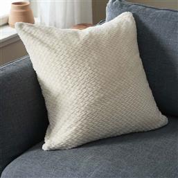 ΔΙΑΚΟΣΜΗΤΙΚΗ ΜΑΞΙΛΑΡΟΘΗΚΗ FLEECE (50X50) CINNABAR ECRU 115/05 GOFIS HOME