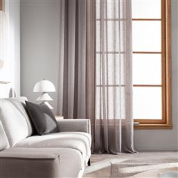 ΚΟΥΡΤΙΝΑ (140X280) ΜΕ ΤΡΟΥΚΣ COMBE SHADOW GREY AW24 502/48 GOFIS HOME