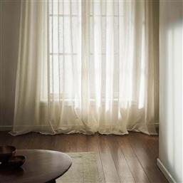 ΚΟΥΡΤΙΝΑ (350X295) ΜΕ ΤΡΕΣΑ COMBE BEIGE AW26 502/06 GOFIS HOME