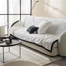 ΡΙΧΤΑΡΙ ΤΡΙΘΕΣΙΟΥ ΚΑΝΑΠΕ (180X300) POLAR WHITE 109/16 GOFIS HOME