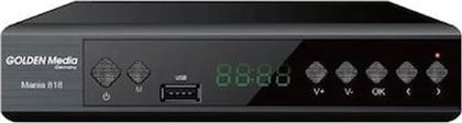 ΨΗΦΙΑΚΟΣ ΔΕΚΤΗΣ MANIA 818 DVB-T2,DVB-C GOLDEN MEDIA