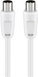 GOOBAY CABLE ANTENNA RF M-M 2.5M WHT