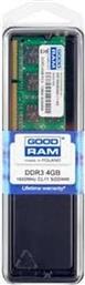 ΜΝΗΜΗ RAM GR1600S364L11S/4G DDR3 4GB 1600MHZ SO-DIMM ΓΙΑ LAPTOP GOODRAM