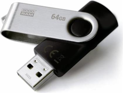 TWISTER 64GB USB 2.0 STICK ΜΑΥΡΟ GOODRAM από το PUBLIC