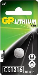 BATTERY LITH CR1216 3V BUTTON GP