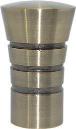 ΔΙΑΚΟΣΜΗΤΙΚΑ ΑΚΡΑ ΚΟΥΡΤΙΝΟΞΥΛΟΥ (ΣΕΤ 2ΤΜΧ) STRIPES BRONZE 628086 GRACE