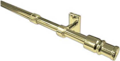 ΚΟΥΡΤΙΝΟΞΥΛΟ Φ12MM ΜΟΝΟ ΕΠΕΚΤΕΙΝΟΜΕΝΟ 55-85CM ΜΕ ΑΚΡΑ CUP GOLD 510103 GRACE