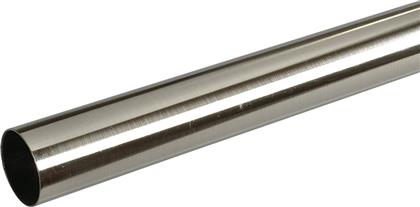 ΚΟΥΡΤΙΝΟΞΥΛΟ ΒΕΡΓΑ Φ28MM ΜΟΝΟ 240CM CHROME BRUSHED 280245 GRACE