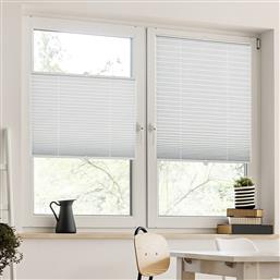 ΣΤΟΡΙ ΠΑΡΑΘΥΡΟΥ (60X150) PLISSEE WHITE 526061 GRACE