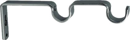 ΒΑΣΕΙΣ ΑΝΟΙΧΤΟΥ ΤΥΠΟΥ ΔΙΠΛΕΣ (ΣΕΤ 2ΤΜΧ) BRUSHED CHROME 528195 GRACE