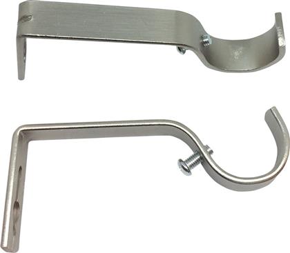 ΒΑΣΕΙΣ ΑΝΟΙΧΤΟΥ ΤΥΠΟΥ ΜΟΝΕΣ (ΣΕΤ 2ΤΜΧ) BRUSHED CHROME 550285 GRACE