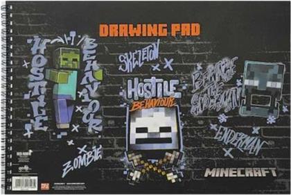 MINECRAFT 25 ΜΠΛΟΚ ΖΩΓΡΑΦΙΚΗΣ A4 (221538-25818) GRAFFITI
