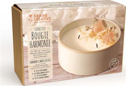 ΑΡΩΜΑΤΙΚΟ ΚΙΤ ΚΕΡΙΩΝ DIY BOUGIE HARMONIE GRAINE CREATIVE