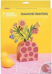 DIY ΣΕΤ ΓΙΑ ΤΗ ΔΙΑΚΟΣΜΗΣΗ ΒΑΖΩΝ DIAMOND PAINTING 19,5 X 24,5 X 5 CM ΧΡΩΜΑ: ΠΟΛΥΧΡΩΜΟ GRAINE CREATIVE