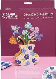 DIY ΣΕΤ ΓΙΑ ΤΗ ΔΙΑΚΟΣΜΗΣΗ ΒΑΖΩΝ DIAMOND PAINTING 19,5 X 5 X 24,5 CM ΧΡΩΜΑ: ΠΟΛΥΧΡΩΜΟ GRAINE CREATIVE
