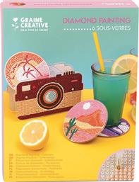 ΚΙΤ DIY KIT DIAMOND PAINTING 17 X 13 X 4.5 CM GRAINE CREATIVE