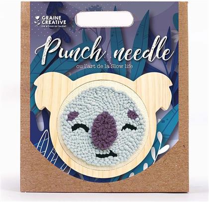 ΚΙΤ ΚΕΝΤΗΜΑΤΟΣ KOALA PUNCH NEEDLE KIT GRAINE CREATIVE