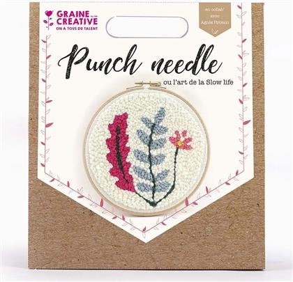 ΚΙΤ ΚΕΝΤΗΜΑΤΟΣ VEGETAL PUNCH NEEDLE KIT GRAINE CREATIVE