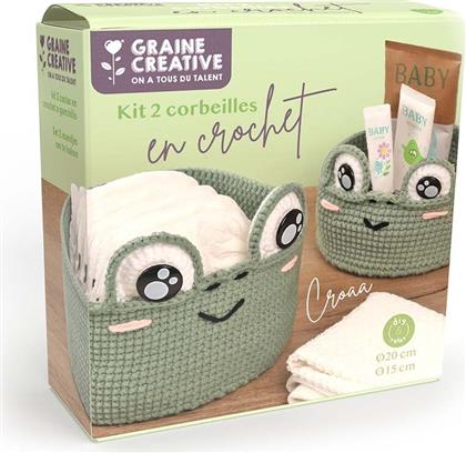 ΣΕΤ ΑΠΟ DIY ΚΑΛΑΘΙΑ ΜΕ ΒΕΛΟΝΑΚΙ GRENOUILLE 2-PACK GRAINE CREATIVE