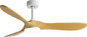 ΑΝΕΜΙΣΤΗΡΑΣ ΟΡΟΦΗΣ 42'' (107CM) LED LAMP RC WHITE-BROWN GRC TECH