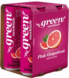 MOCKTAIL PINK GRAPEFRUIT GREEN (4X330ML) GREEN COLA