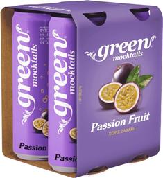 MOCKTAIL PASSION FRUIT 4X330ML GREEN