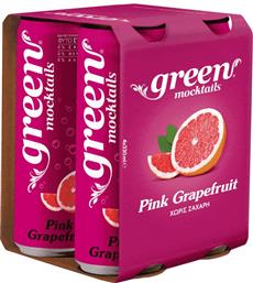 MOCKTAIL PINK GRAPEFRUIT 4X330ML GREEN