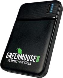 POWERBANK 5.000MAH - BLACK GREEN MOUSE