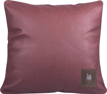 ΔΙΑΚΟΣΜΗΤΙΚΟ ΜΑΞΙΛΑΡΙ POLYESTER LEATHER LIKE ΔΙΘΕΣΙΟΣ 42X42ΕΚ. PREMIUM 3928 ΡΟΔΙ ΣΚΟΥΡΟ (ΥΦΑΣΜΑ: POLYESTER, ΧΡΩΜΑ: ΡΟΔΙ) - - 233642423928 GREENWICH POLO CLUB