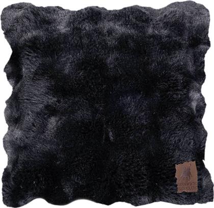 ΔΙΑΚΟΣΜΗΤΙΚΟ ΜΑΞΙΛΑΡΙ RABBIT FAUX FUR ''3938'' 40 X 40 CM - 233640403938 ΜΑΥΡΟ GREENWICH POLO CLUB