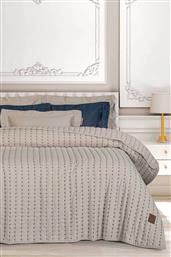 ΚΟΥΒΕΡΛΙ KING SIZE ΜΕ ΑΝΑΓΛΥΦΟ ΣΧΕΔΙΟ ΚΑΙ LOGO PATCH 230 X 250 CM ''3493'' - 202000203493 ΓΚΡΙ GREENWICH POLO CLUB