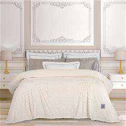 ΚΟΥΒΕΡΤΑ ΥΠΕΡΔΙΠΛΗ 3473 CREAM (220X240CM) GREENWICH POLO CLUB