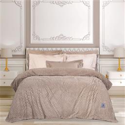 ΚΟΥΒΕΡΤΑ ΥΠΕΡΔΙΠΛΗ 3475 TAUPE (220X240CM) GREENWICH POLO CLUB