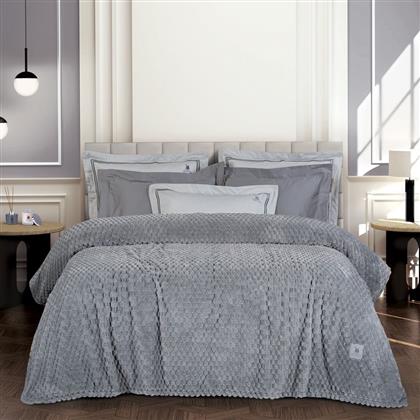 ΚΟΥΒΕΡΤΑ ΥΠΕΡΔΙΠΛΗ 3476 GREY (220X240CM) GREENWICH POLO CLUB
