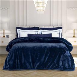 ΚΟΥΒΕΡΤΑ ΜΟΝΗ 3439 BLUE (160X240CM) GREENWICH POLO CLUB