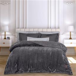 ΚΟΥΒΕΡΤΑ ΜΟΝΗ 3486 GREY (160X220CM) GREENWICH POLO CLUB