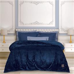 ΚΟΥΒΕΡΤΑ ΜΟΝΗ 3487 BLUE (160X220CM) GREENWICH POLO CLUB