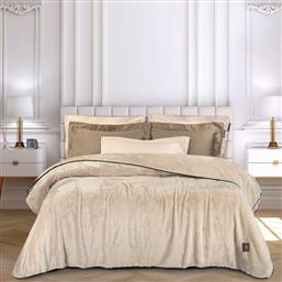 ΚΟΥΒΕΡΤΑ ΜΟΝΗ 4438 BEIGE (170X240CM) GREENWICH POLO CLUB