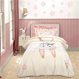 ΚΟΥΒΕΡΤΑ SUPER SOFT VELOUR ΜΟΝΗ 160X220ΕΚ. JUNIOR ESSENTIAL 8859 CREAM (ΥΦΑΣΜΑ: POLYESTER, ΧΡΩΜΑ: ΚΡΕΜ) - - 220577108859 GREENWICH POLO CLUB