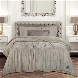 ΚΟΥΒΕΡΤΑ ΒΕΛΟΥΤΕ KING SIZE (240X250) ESSENTIAL 3972 TAUPE GREENWICH POLO CLUB