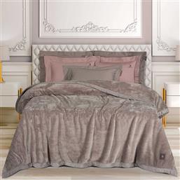 ΚΟΥΒΕΡΤΑ ΒΕΛΟΥΤΕ KING SIZE (240X250) ESSENTIAL 3973 DUSTY LILAC GREENWICH POLO CLUB