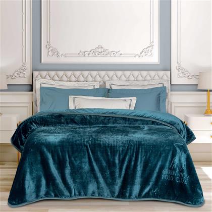 ΚΟΥΒΕΡΤΑ ΒΕΛΟΥΤΕ SUPERSOFT ΥΠΕΡΔΙΠΛΗ 220X240ΕΚ. ESSENTIAL 3498 DARK AQUAMARINE (ΥΦΑΣΜΑ: ΒΕΛΟΥΔΟ, ΧΡΩΜΑ: ΜΠΛΕ, ΜΕΓΕΘΟΣ: ΥΠΕΡΔΙΠΛΑ) - - 220577203498 GREENWICH POLO CLUB