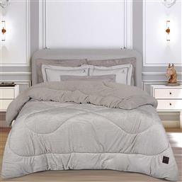 ΚΟΥΒΕΡΤΟΠΑΠΛΩΜΑ ΥΠΕΡΔΙΠΛΟ (220X240) ESSENTIAL 3955 ICE GREY GREENWICH POLO CLUB